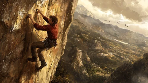 Mountain Climber's Challenge Artwork