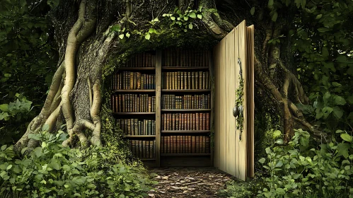 Secret Library in the Woods