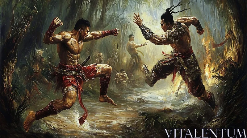 AI ART Epic Battle Scene Artwork