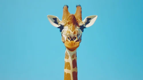 Giraffe's Graceful Stare