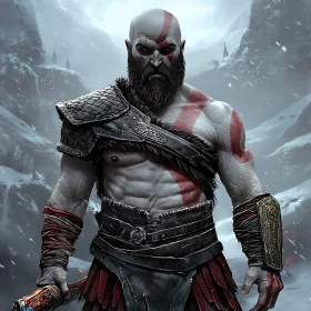 Fierce Warrior in Winter