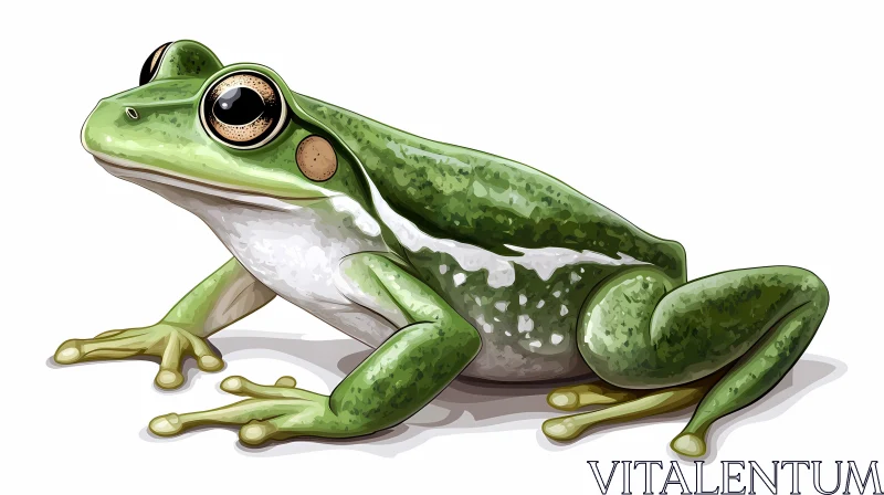 Stylized Amphibian Art AI Image