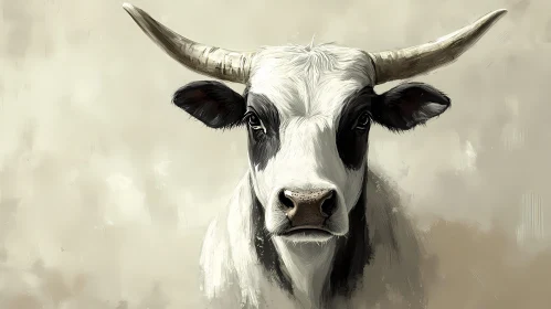 Cow Portrait Artwork