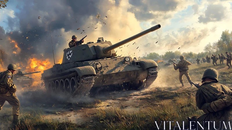 Warriors in Combat - Tank Assault AI Image