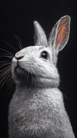 Exquisite Rabbit Portrait