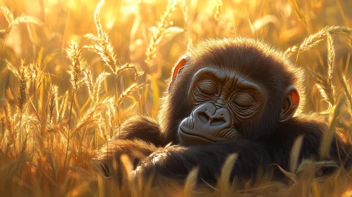 Golden Hour Gorilla