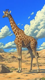 Graceful Giraffe in the Wild
