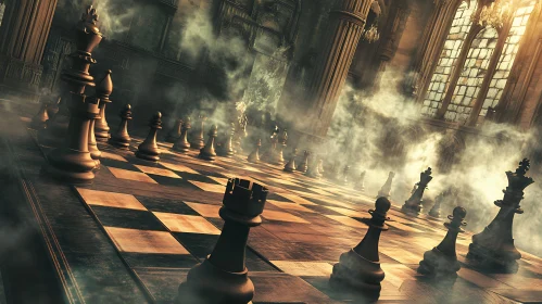 Chess Game in Fog