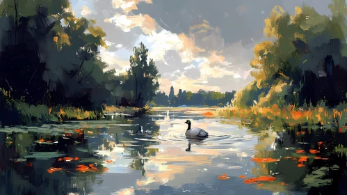 Swan Lake Serenity