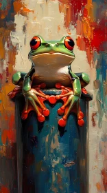 Vivid Frog Painting