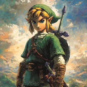 Link from Zelda: A Heroic Portrait