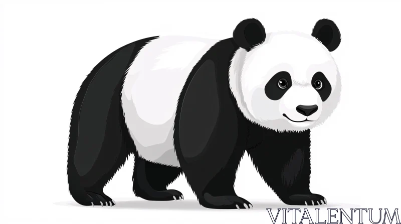 AI ART Adorable Cartoon Panda Artwork