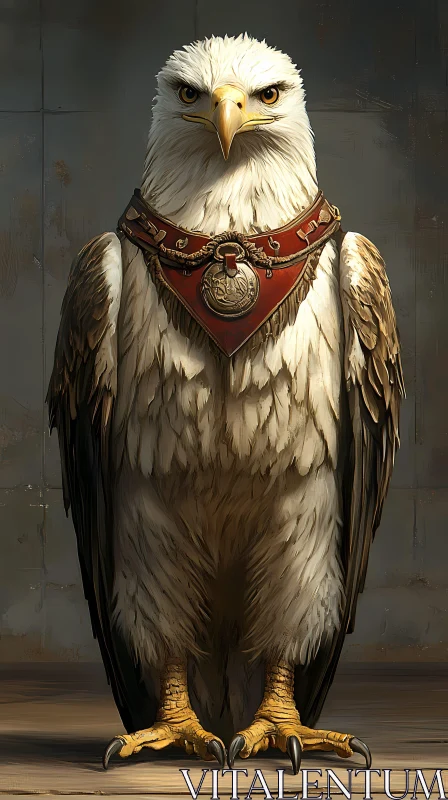 Regal Portrait of an Eagle AI Image