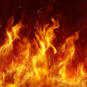 Dynamic Fire and Blaze Scene