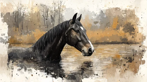 Equine Reflection Art
