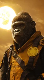 Sci-Fi Gorilla Portrait