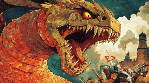 Dragon and Warriors: A Clash of Titans