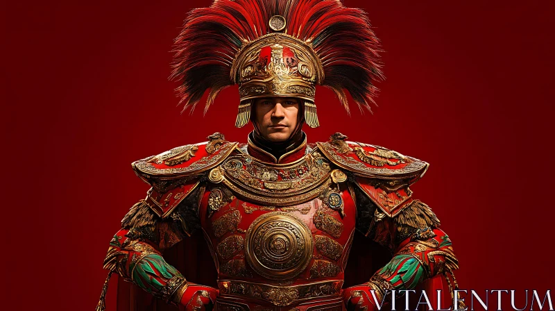 AI ART Ornate Armor of a Warrior