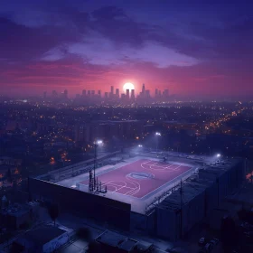 Urban Sunset Court