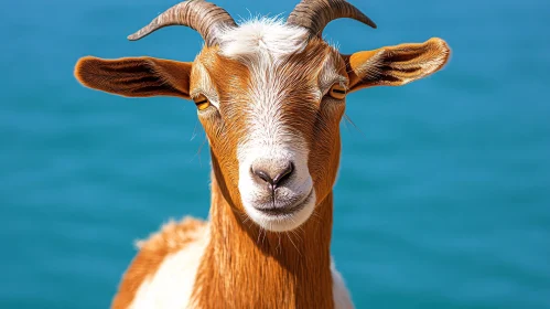 Serene Goat Image
