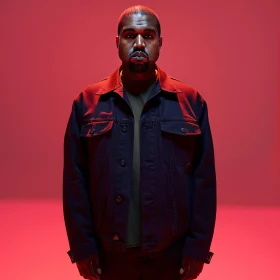 Kanye West in Red Light