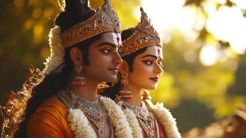 Traditional Hindu Portrait