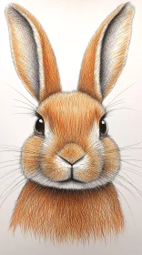 Expressive Bunny Artwork