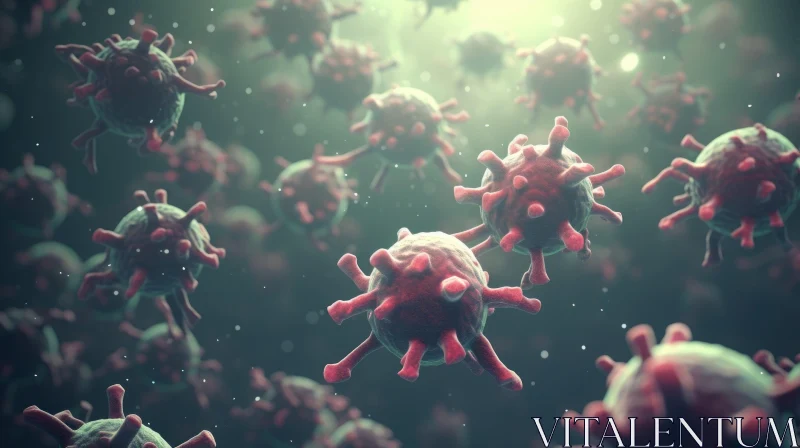 Abstract Art: 'Coc Virus' Spreading in Europe | Tilt Shift Technique AI Image