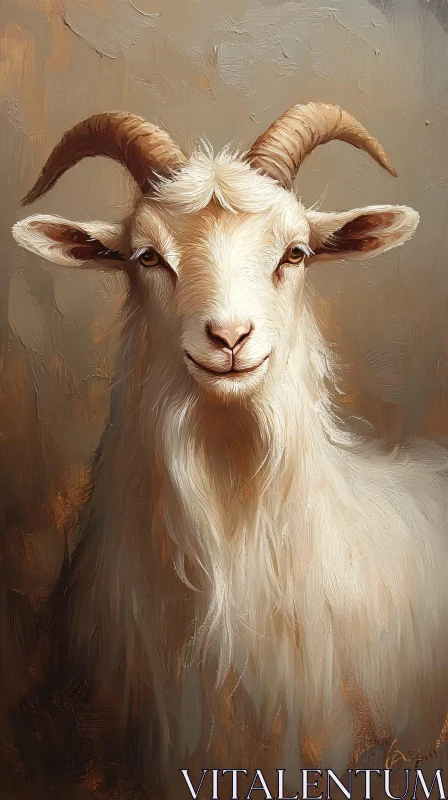 Majestic Goat Art AI Image