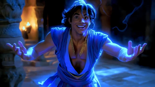 Enchanting Aladdin Character Portrait