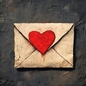 Sealed with Love: Textured Envelope Painting