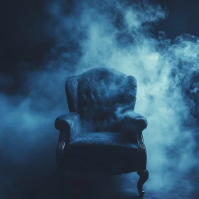 Mystic Armchair in Blue Smoke