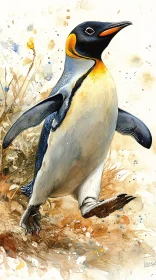 Graceful Penguin Art