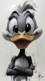 Playful Duck Artwork