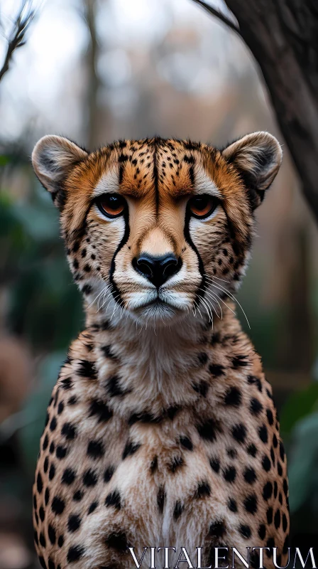 Close-Up of a Cheetah AI Image