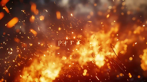 Fiery Embers and Dancing Sparks