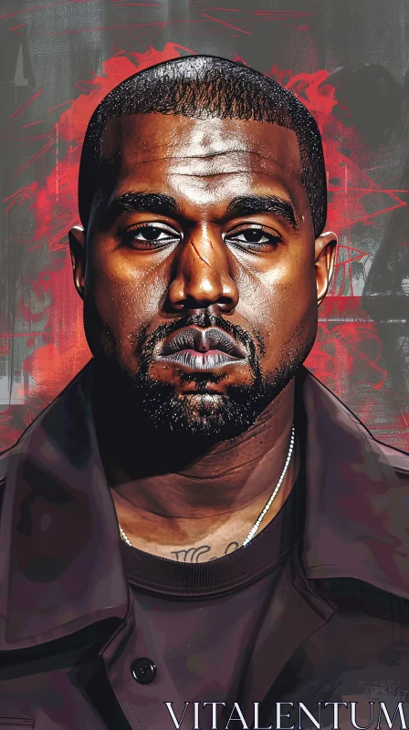 Stoic Kanye West Artwork AI Image