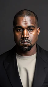 Kanye West Formal Portrait