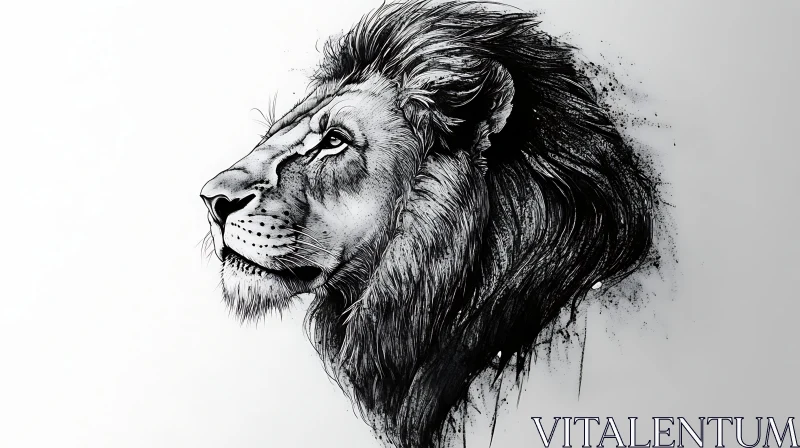 AI ART Lion Portrait