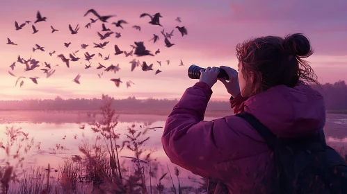 Sunset Birdwatching at the Lake