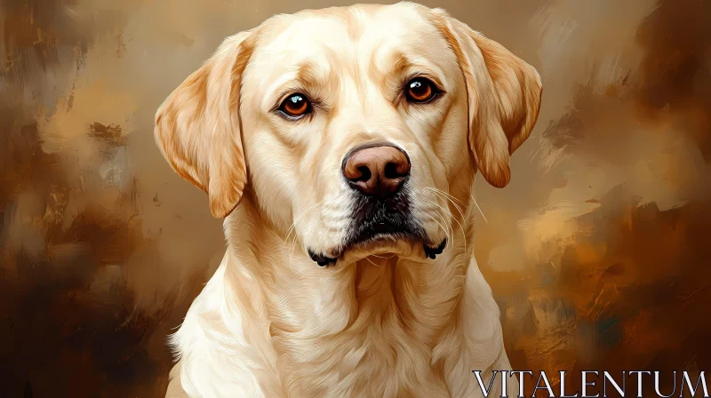 Labrador Painting AI Image