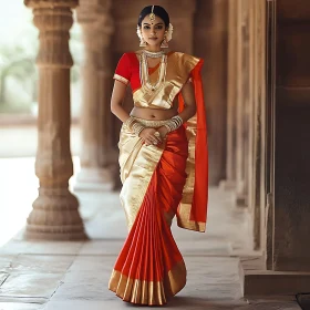 Classic Indian Fashion Portrait