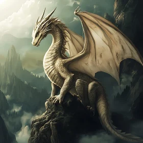 Ivory Dragon Guardian of the Peaks