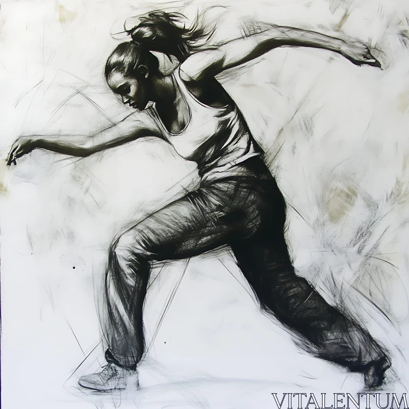 AI ART Figure Drawing: Expressive Movement