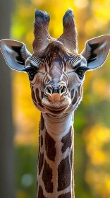 Giraffe Close-Up in Natural Light