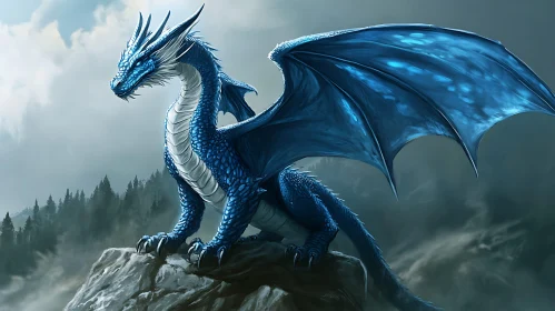 Dragon on Rock