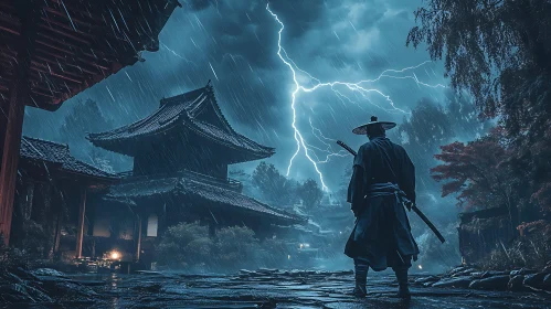 Stormy Night Samurai