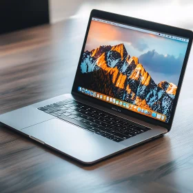 Sleek Laptop with Vibrant Display