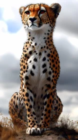 Elegant Cheetah Portrait