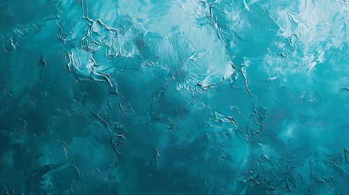 Textured Aqua Painting